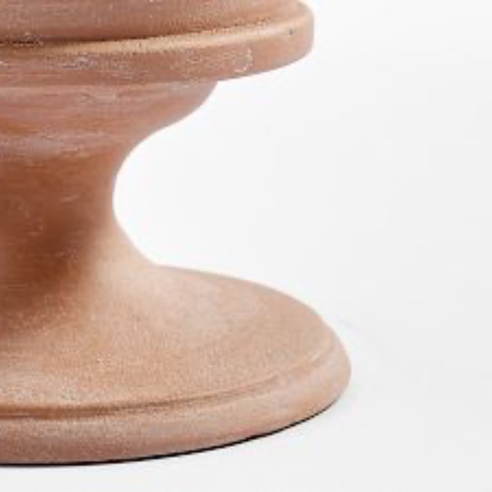 Pottery Barn | Footed Vase , Terracotta finish - Picture 3 of 3